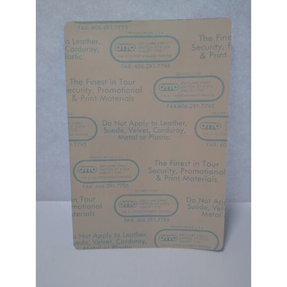 Diana Ross Workin' Overtime 1989 VIP Backstage Pass Original Soul Pop R&B Music - Picture 3 of 3